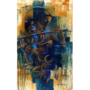 Shaista Momin, Untitled, 18 x 30 Inch, Acrylic on Canvas, Figurative Painting, AC-SHM-026